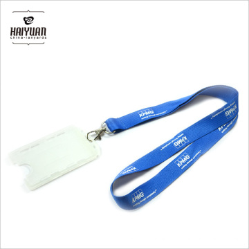 Lanyard de poliéster plano personalizado con diseño propio